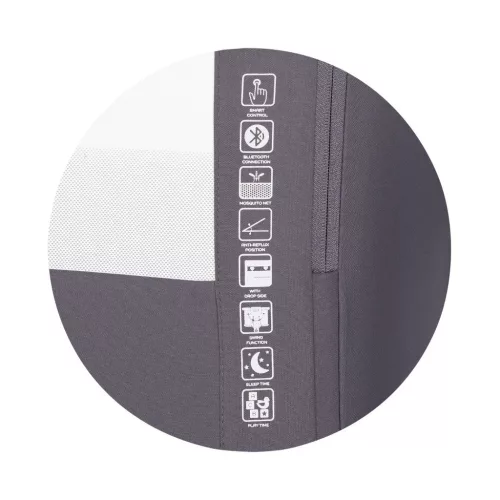 Chipolino Electra elektromos babaöböl - charcoal