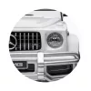 Chipolino Mercedes AMG G63 elektromos autó 2 üléssel - white leather