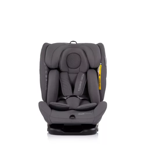 Chipolino Techno iGrow autósülés Isofix 40-150cm - charcoal