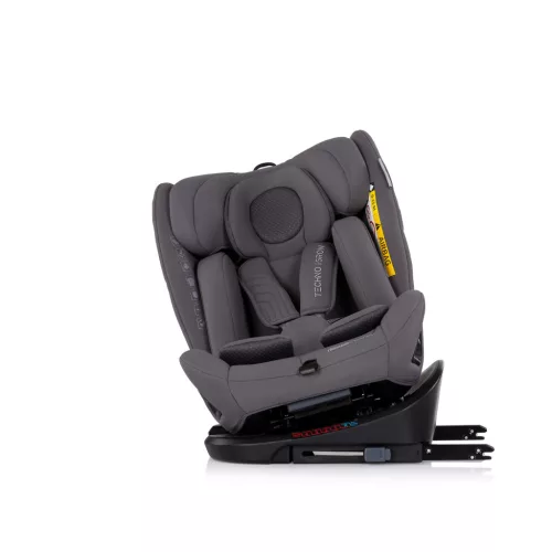 Chipolino Techno iGrow autósülés Isofix 40-150cm - charcoal