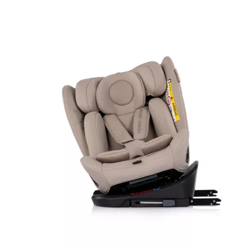 Chipolino Techno iGrow autósülés Isofix 40-150cm - latte