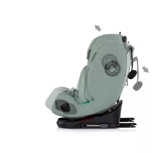 Chipolino Techno iGrow autósülés Isofix 40-150cm - matcha