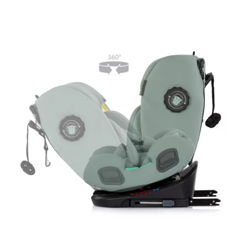 Chipolino Techno iGrow autósülés Isofix 40-150cm - matcha