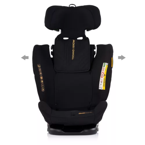 Chipolino Techno iGrow autósülés Isofix 40-150cm - noir