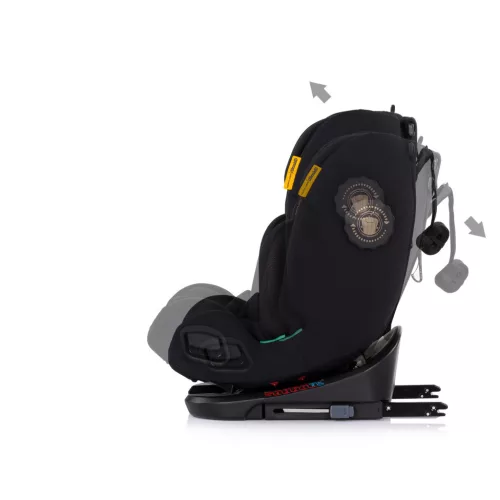 Chipolino Techno iGrow autósülés Isofix 40-150cm - noir