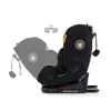 Chipolino Techno iGrow autósülés Isofix 40-150cm - noir