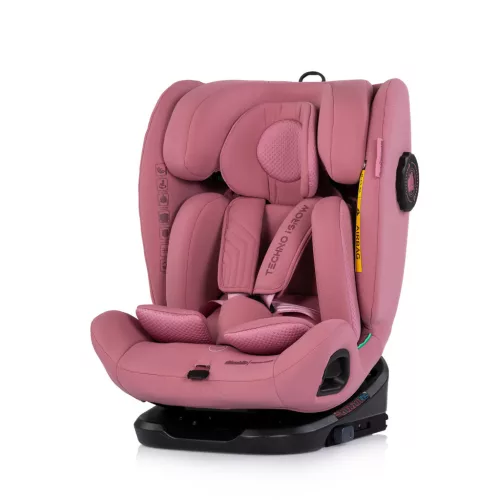 Chipolino Techno iGrow autósülés Isofix 40-150cm - powder pink