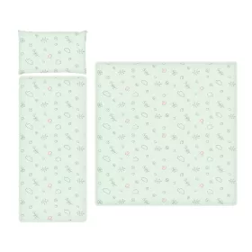   Lorelli 3 részes téli ágynemű garnitúra babakocsiba - Lamb Green