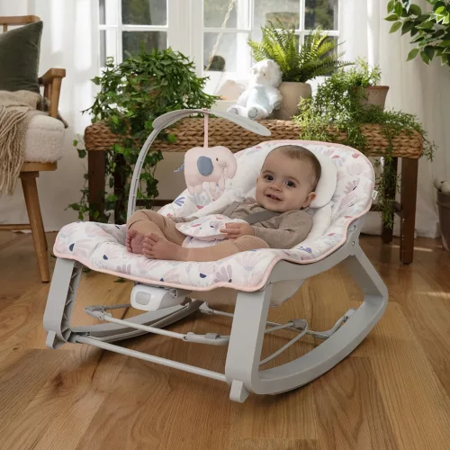 INGENUITY Keep Cozy rezgő pihenőszék 3 az 1-ben 18kg-ig - Burst