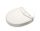 Petite&Mars Vízhatlan lepedő ovális kiságyakhoz, Soft Dream, Oval 84x50 cm, White
