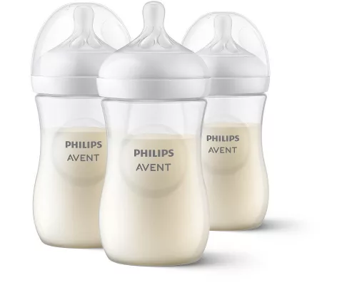 Philips Avent SCY903/03, Cumisüveg Natural Response, 260 ml, 1 hó+, 3db