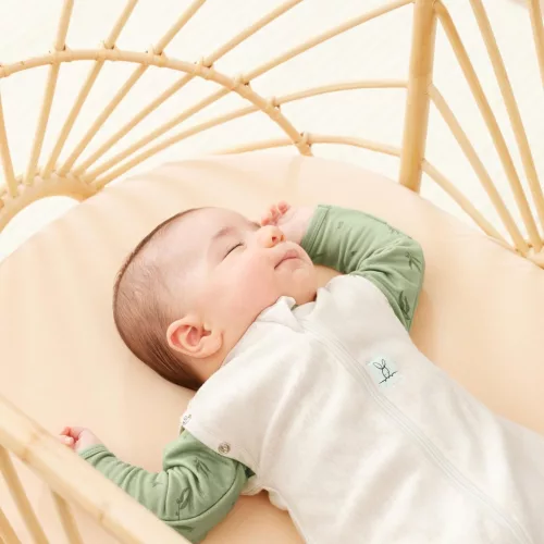 ERGOPOUCH 2 az 1-ben pólya és alvózsák Cocoon Oatmeal Marle 3-6 hó, 6-8 kg, 0,2 tog