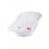 Chipolino Vela kád babatartóval és leeresztő dugóval 87cm + kádállvány - Pink