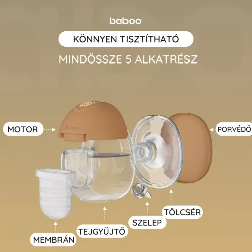 Baboo elektromos hordható mellszívó