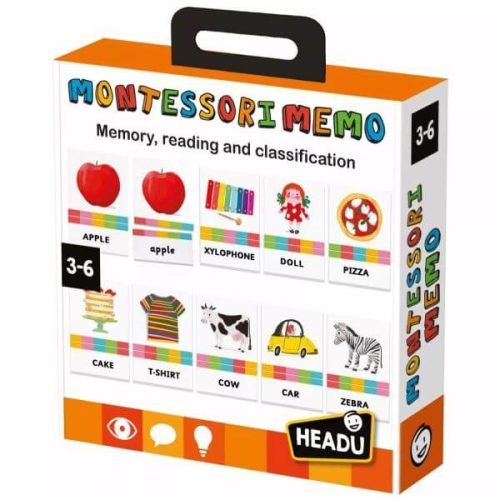 HEADU - Montessori Memo - Memória, olvasás és osztályozás