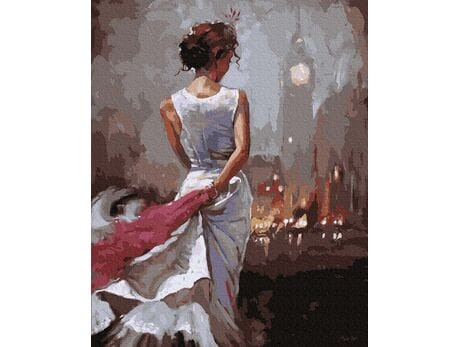 London Esti utcái - számfestő - 40x50 cm