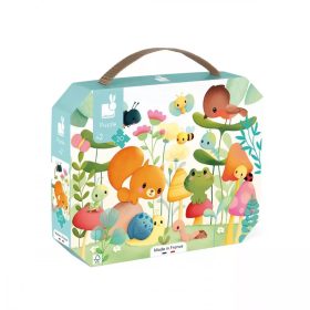 JANOD - Kerti barátok - 20 db-os puzzle bőröndben