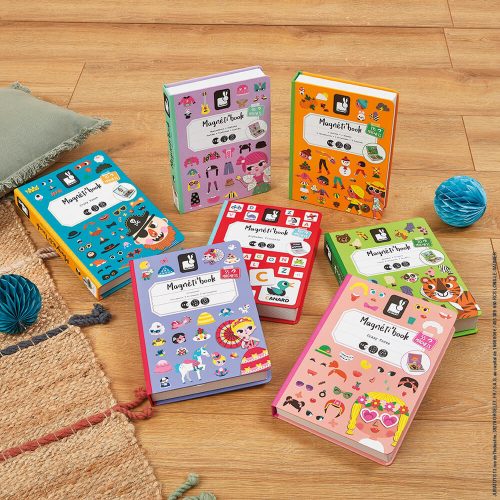 JANOD - Magnéti'Book - Mágneses könyv - kirakós játék lányoknak