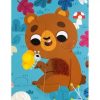 JANOD - Tapintós puzzle - Erdei állatok 20 db-os