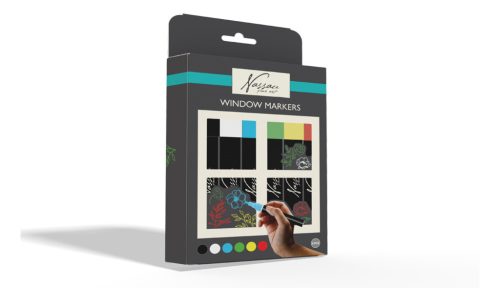 Nassau Ablak festő filctoll készlet 6 db-os CraftArt