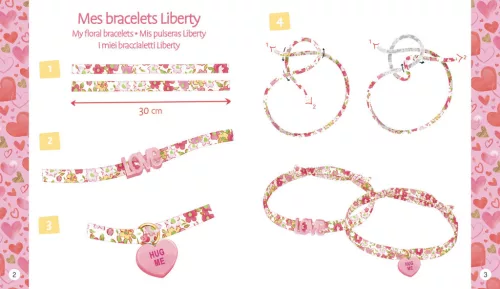 Ékszerkészítő készlet, Szivecskék Auzou