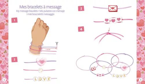 Ékszerkészítő készlet, Szivecskék Auzou