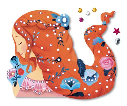 Strasszkép készítő készlet, Mesés frizurák Auzou