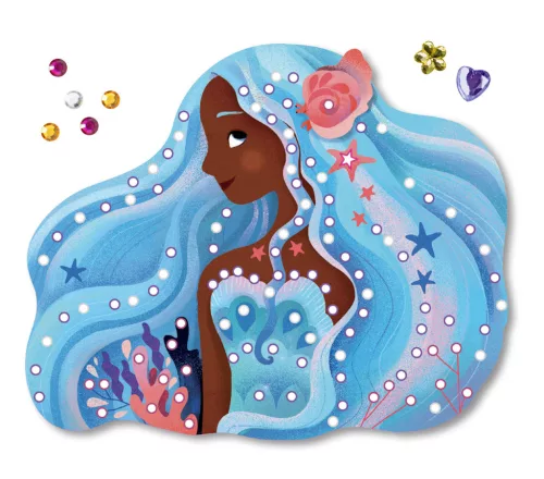 Strasszkép készítő készlet, Mesés frizurák Auzou