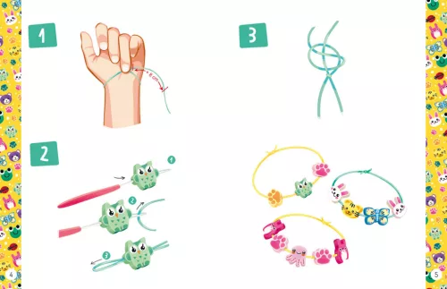 Első ékszerkészítő készletem, Aranyos állatok Auzou