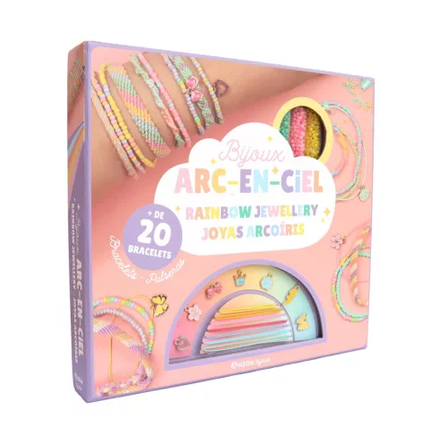 Ékszerkészítő készlet, Szivárványos ékszerek Auzou