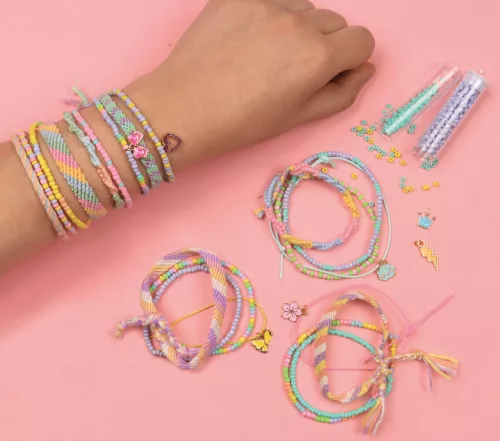 Ékszerkészítő készlet, Szivárványos ékszerek Auzou