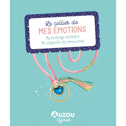 Színváltós nyaklánc készítés, Érzelmek kreatív készlet Auzou