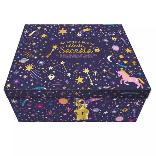 Titkos ékszertartó doboz, ékszer készítő készlet Auzou