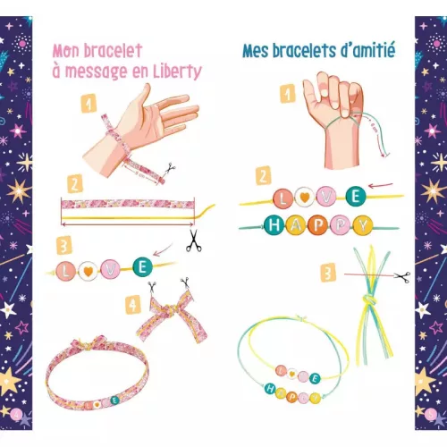 Titkos ékszertartó doboz, ékszer készítő készlet Auzou