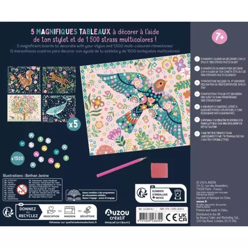 Gyémántszemes képek kreatív készlet Auzou