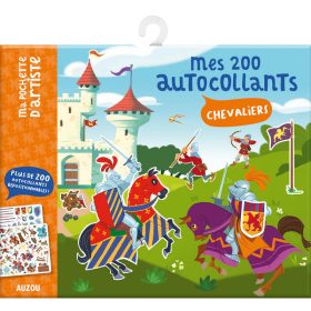 AUZOU - Újrahasználható matrica készlet - lovagok AUZOU - Újrahasználható matrica készlet - lovagok