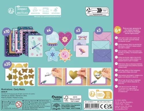 Titkos üzenetek kreatív készlet Auzou