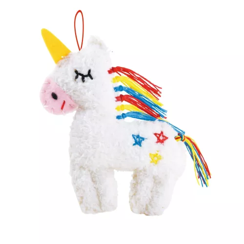 Varrható plüss kulcstartó Unikornis Avenir