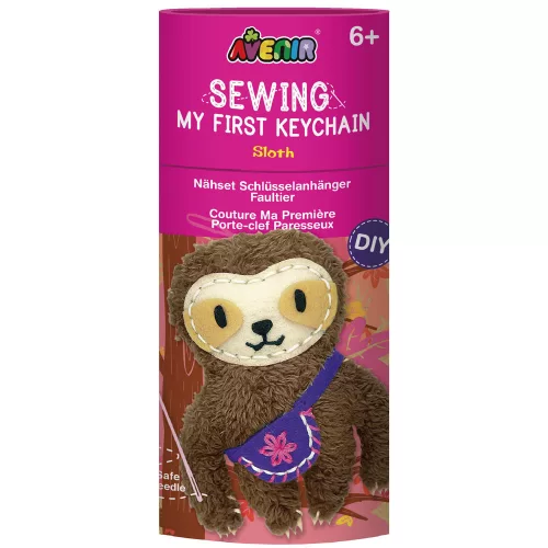 Varrható plüss kulcstartó Lajhár  Avenir