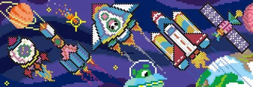 Pixel technika Űrhajó Avenir