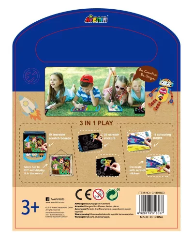 Karckép könyv matricákkal Kalandozás Avenir