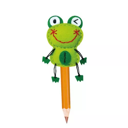 Plüss ceruzadísz varrás, béka Avenir