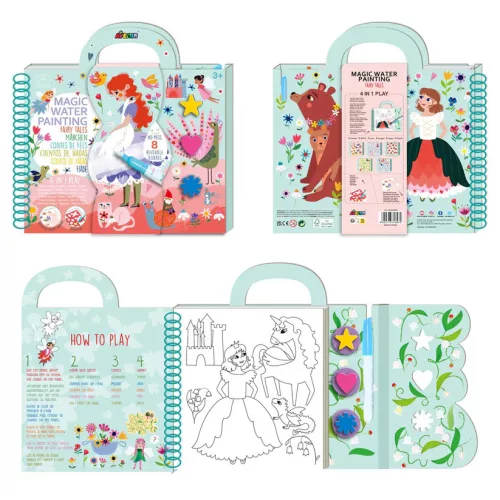 Mágikus vízzel festő könyv, Tündérek Avenir