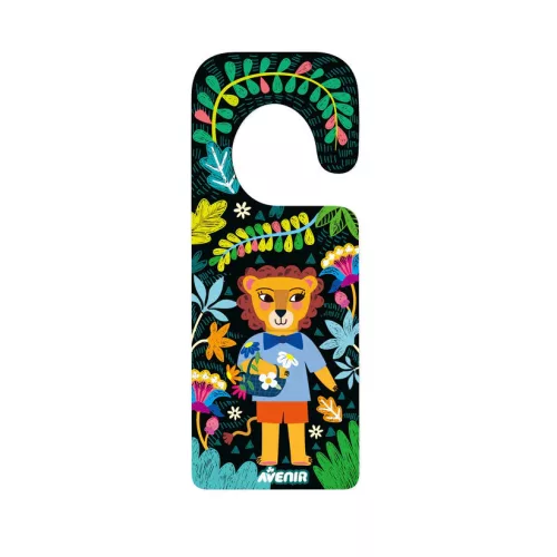 Karckép kilincs akasztó készítő készlet, Állatok Avenir