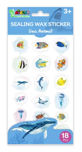 Viaszpecsét matricák, Tengeri állatok Avenir