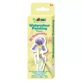   Vízzel festő kreatív könyvjelző készlet, Virágok Avenir