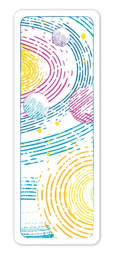 Vízzel festő kreatív könyvjelző készlet, Világűr Avenir