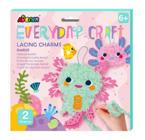 Puha charm készítő kreatív készlet, Axolotl Avenir