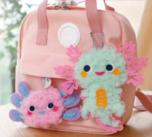 Puha charm készítő kreatív készlet, Axolotl Avenir