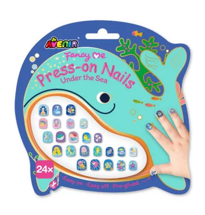 Felragasztható játék műköröm készlet, A tenger alatt Avenir